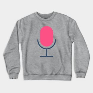 Microphone icon. Crewneck Sweatshirt